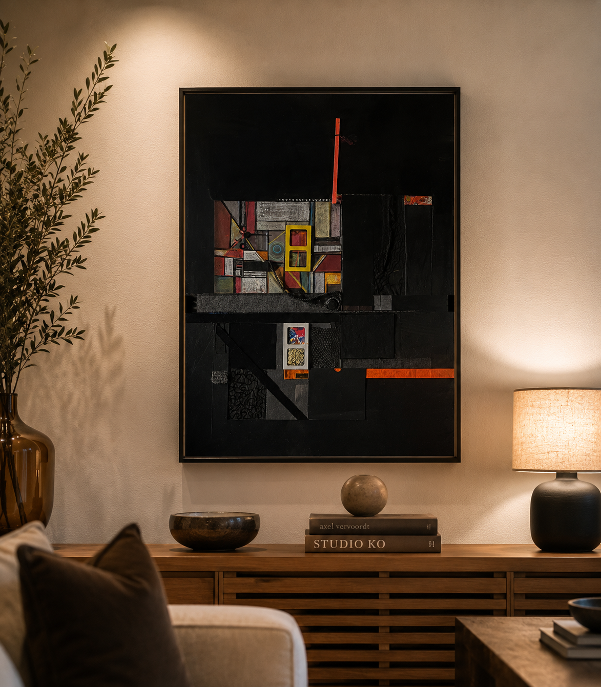Tableau Désir noir